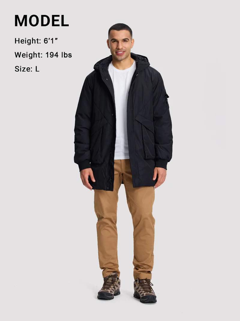 Men's Winter Long Hooded Thicken Parkas