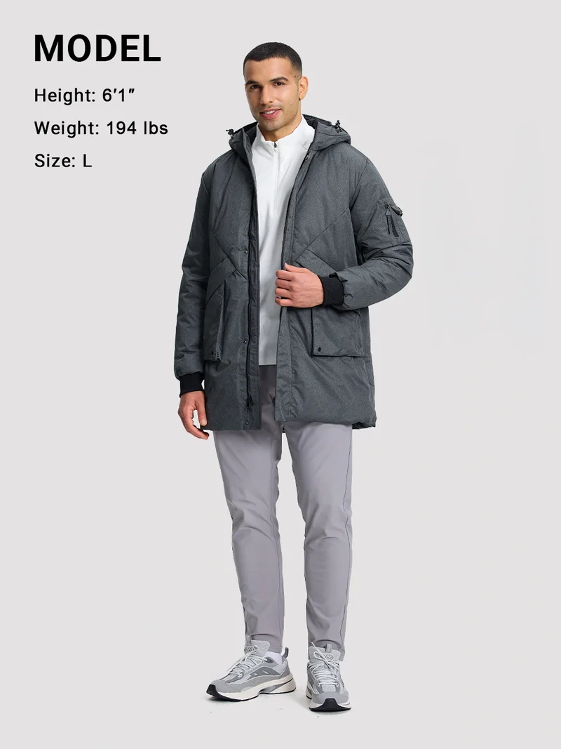Men's Winter Long Hooded Thicken Parkas