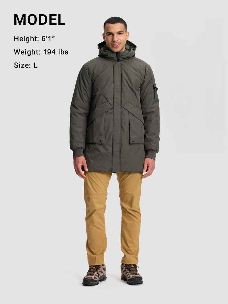 Men's Winter Long Hooded Thicken Parkas
