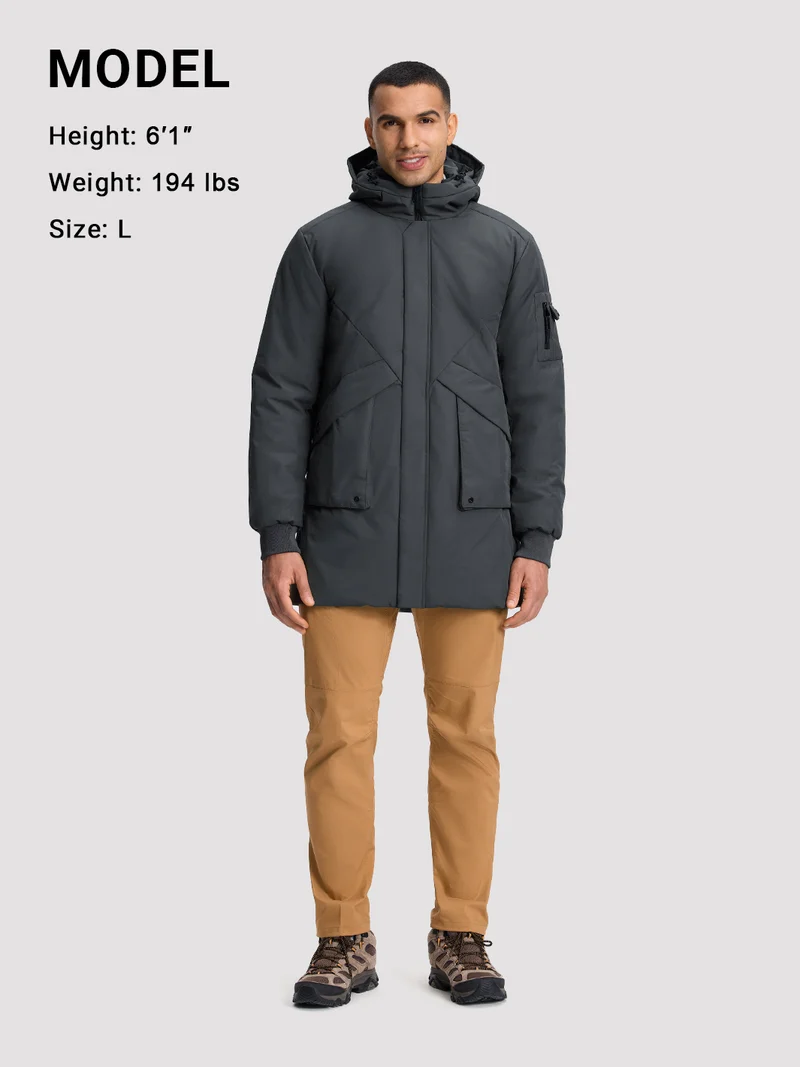 Men's Winter Long Hooded Thicken Parkas