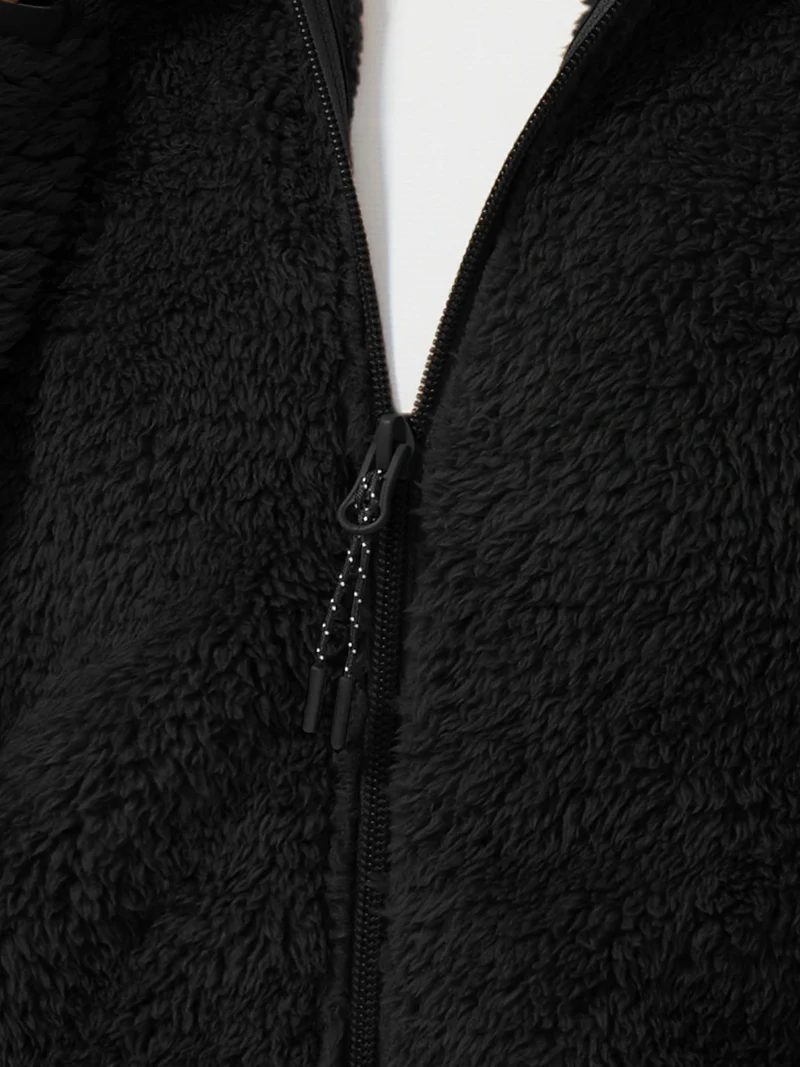 Women's Hooded Coral Fleece Jacket