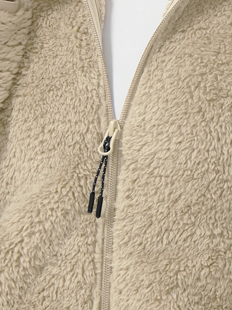 Women's Hooded Coral Fleece Jacket
