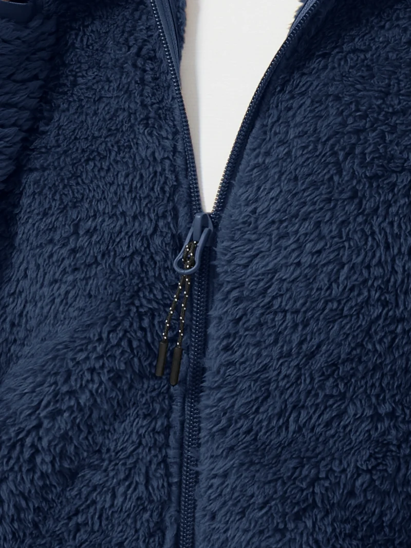 Women's Hooded Coral Fleece Jacket