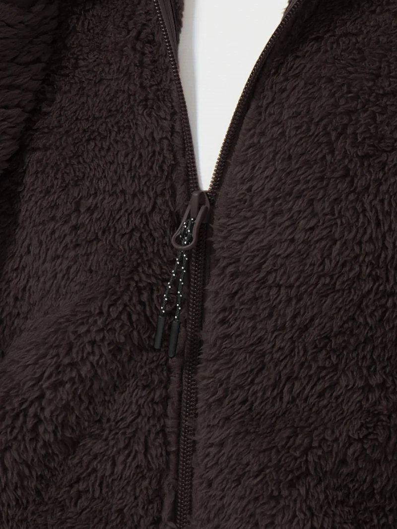 Women's Hooded Coral Fleece Jacket
