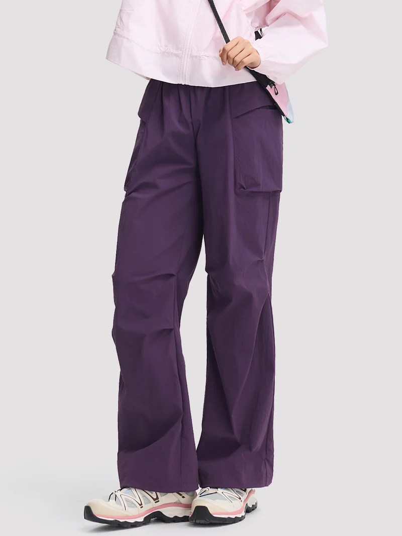 Women's Quick-Dry Baggy Parachute Pants