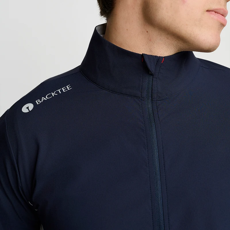 Herren Stretch-Windbreakerjacke, Marineblau