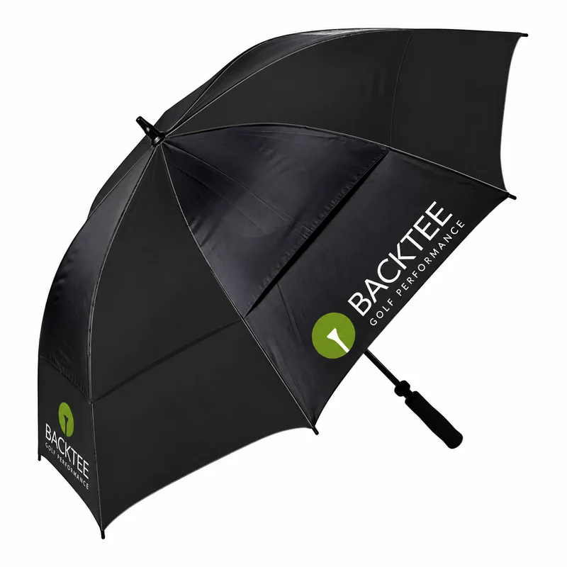 Backtee Golfschirm, Schwarz