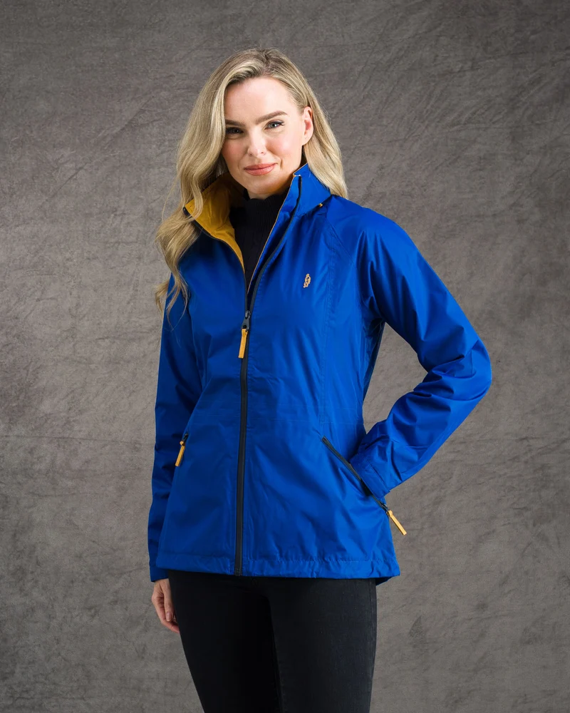 Willow Lightweight Waterproof Jacket - Sea Blue