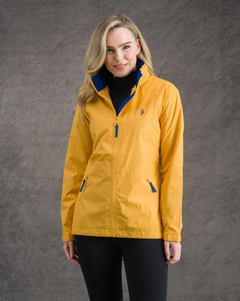 Willow Lightweight Waterproof Jacket - Lemon Drop