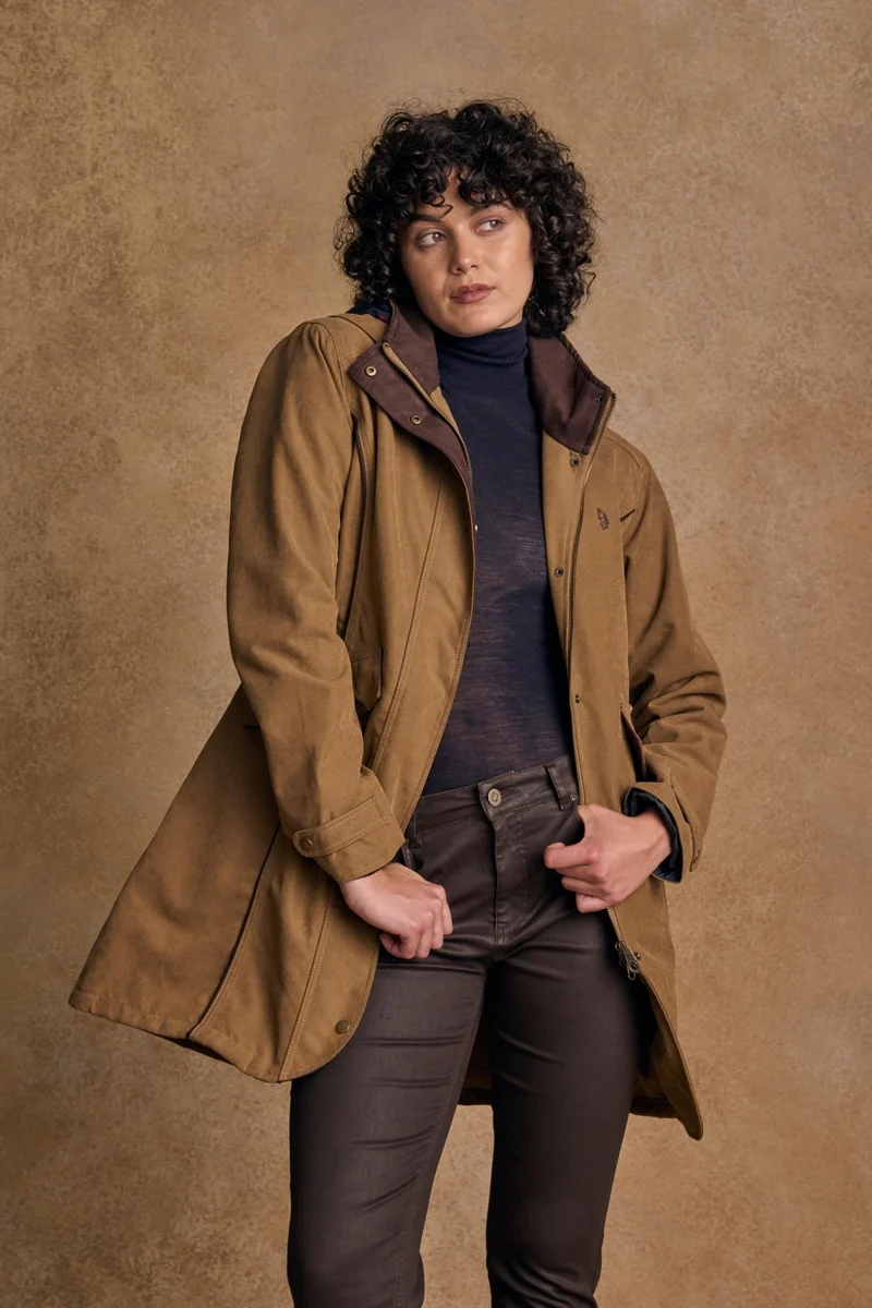 Una Waterproof Jacket - Camel