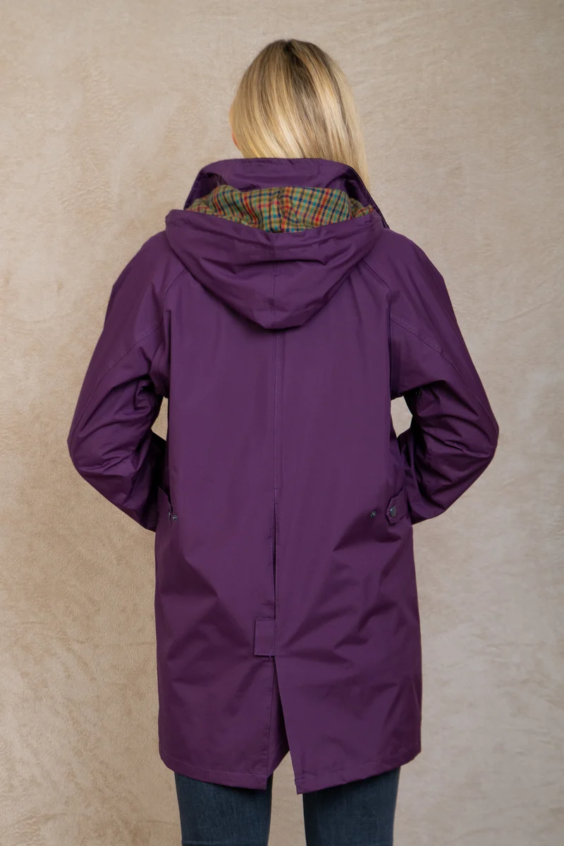 Oxford Waterproof Coat - Blackberry