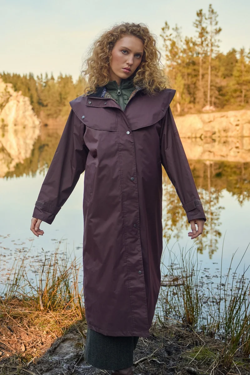 Malvern Waterproof Coat - Deep Claret