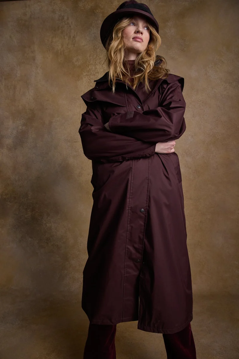 Malvern Waterproof Coat - Deep Claret