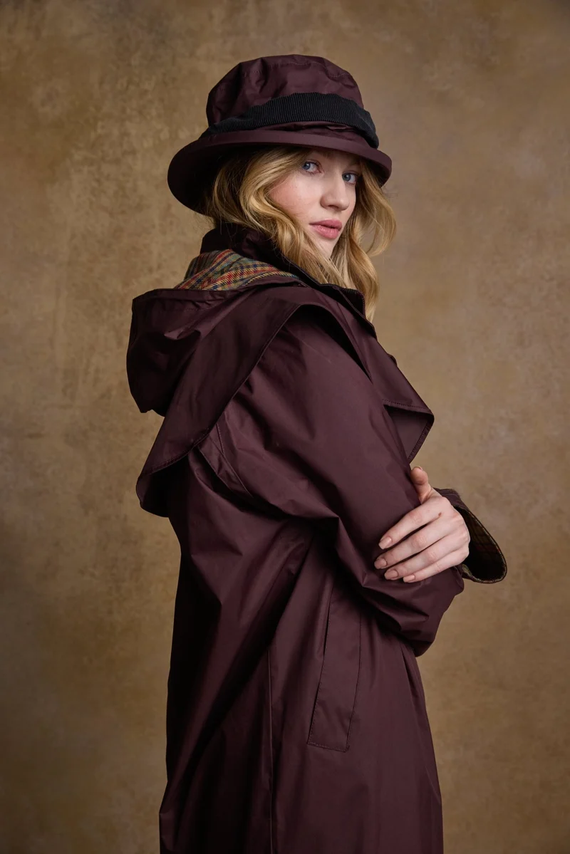 Malvern Waterproof Coat - Deep Claret