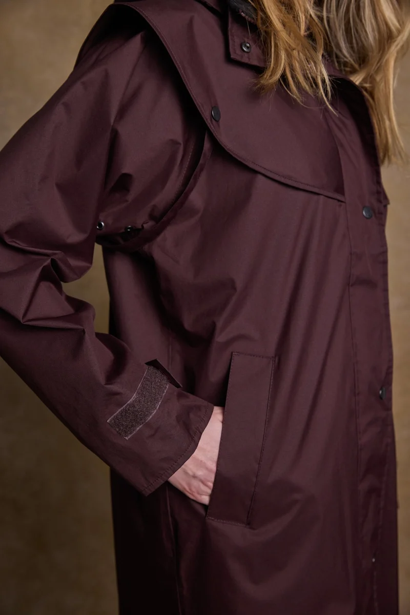 Malvern Waterproof Coat - Deep Claret