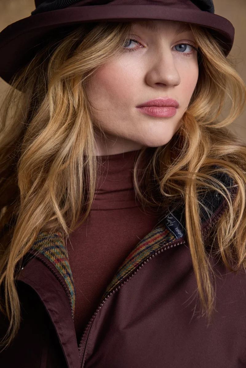 Malvern Waterproof Coat - Deep Claret