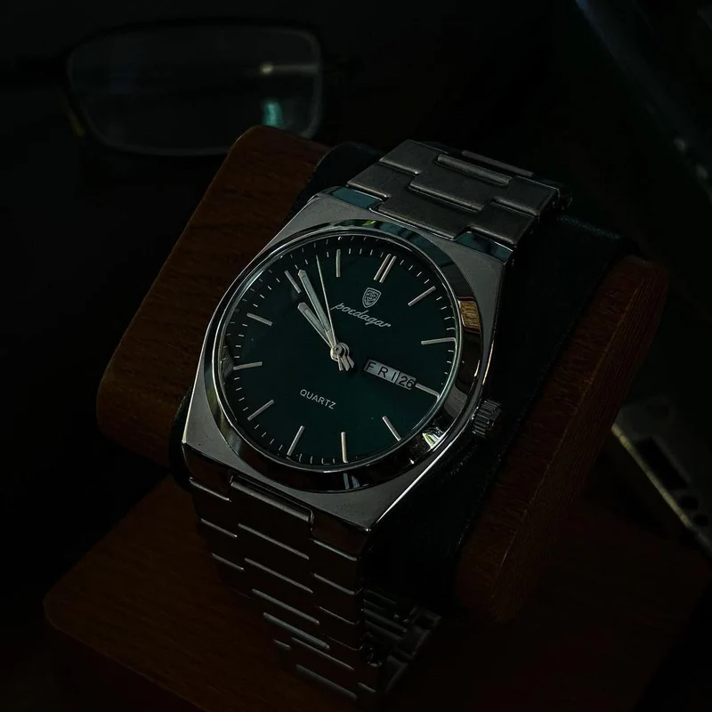 Elegante & Zeitlose Herren Armbanduhr 41mm