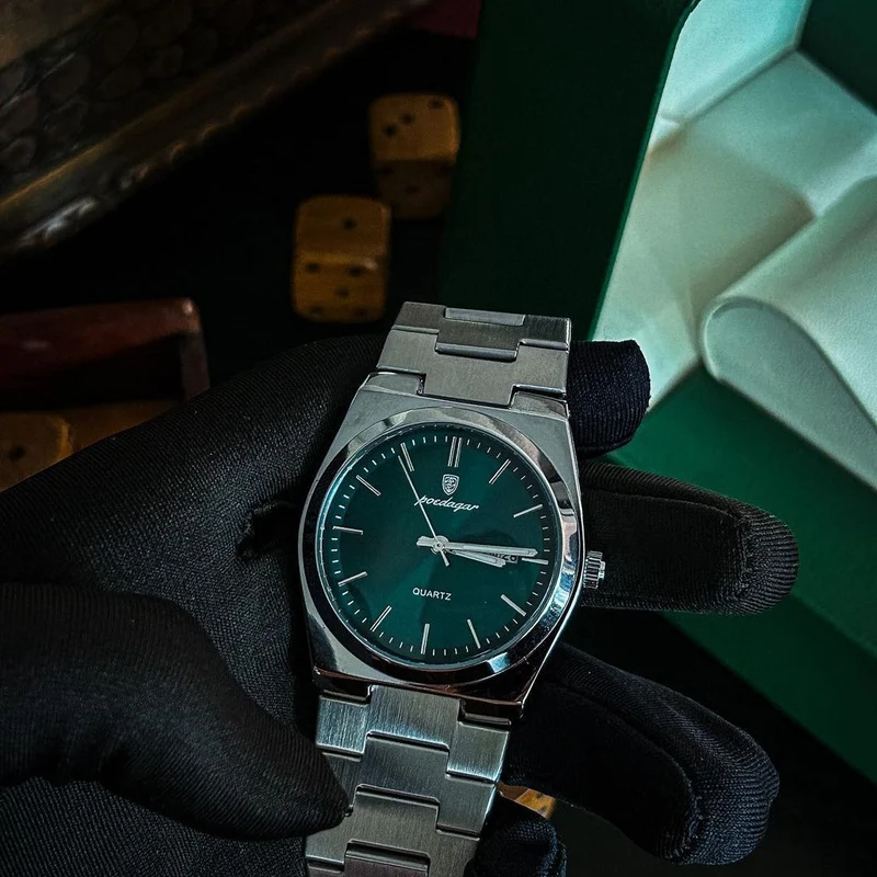 Elegante & Zeitlose Herren Armbanduhr 41mm