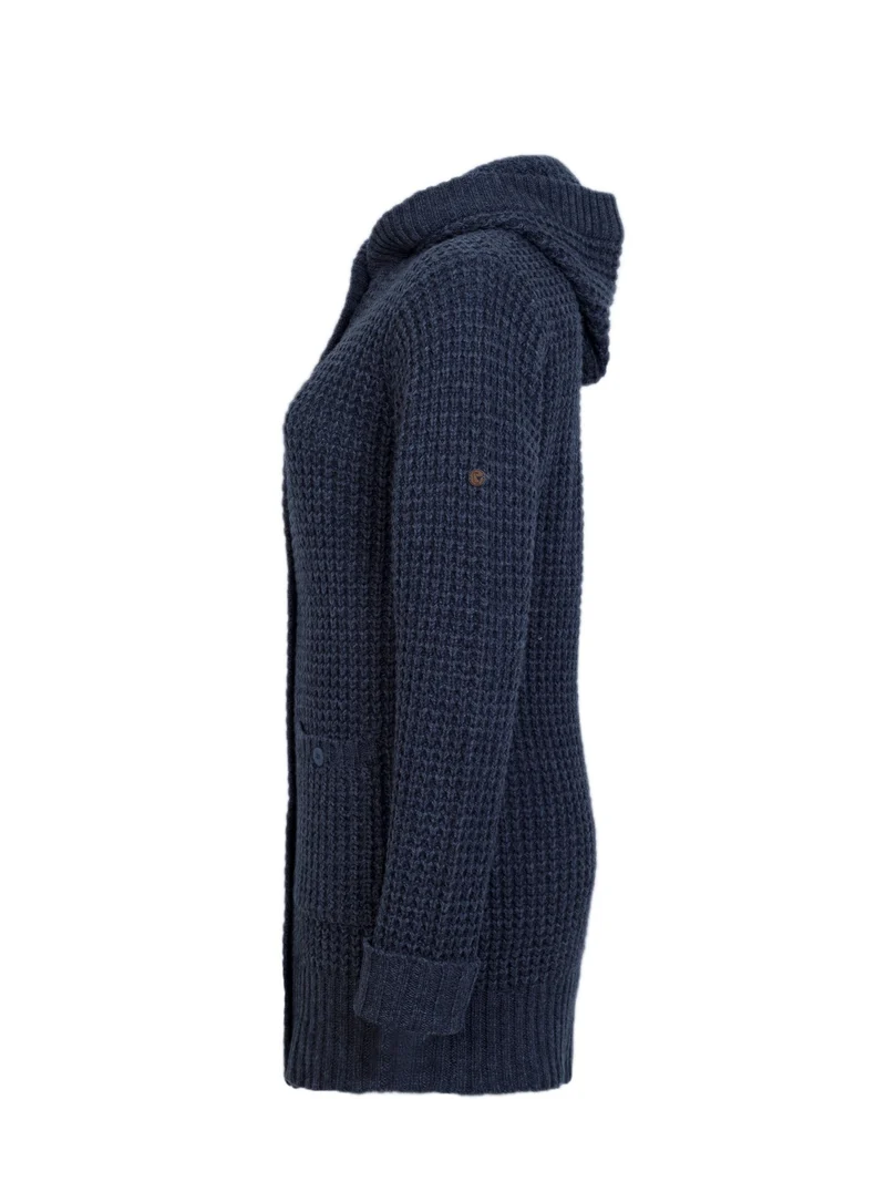 Kapuzenstrickjacke lang Smilla