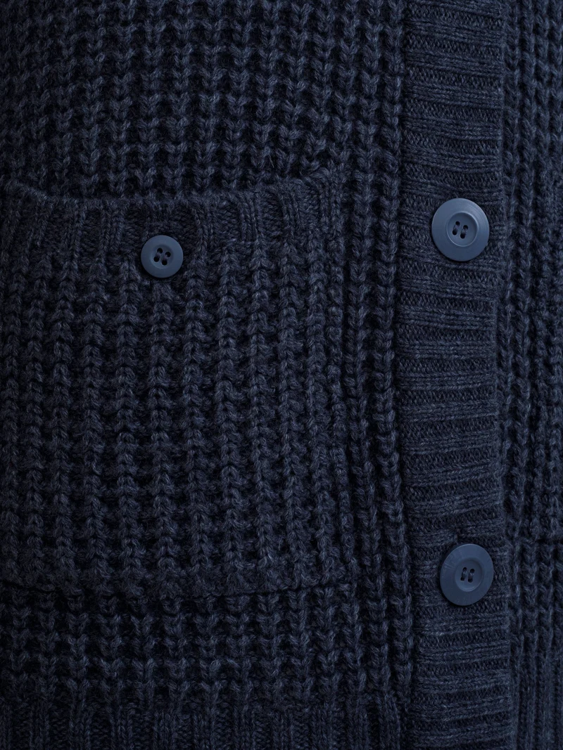Kapuzenstrickjacke lang Smilla