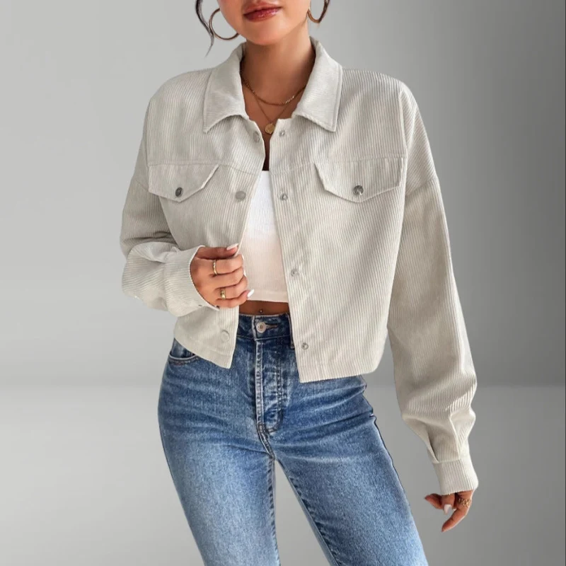 Alina | Damen Lässige Jacke für den Alltag