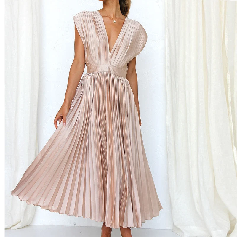 Marie | Damen Boho Midikleid für Hochzeitsgäste im Herbst
