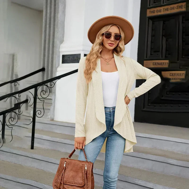 Nina | Damen Strickjacke für Alltag und Herbst