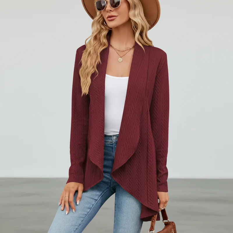 Nina | Damen Strickjacke für Alltag und Herbst
