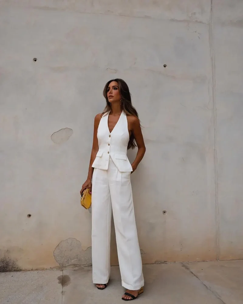 Victoria | Damen Modernes Zweiteiliges Anzug-Set