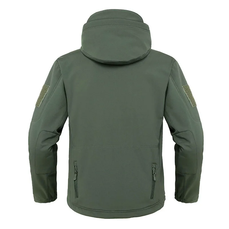 Herren Outdoor Wanderjacke mit Fleece-Futter Wasserdicht