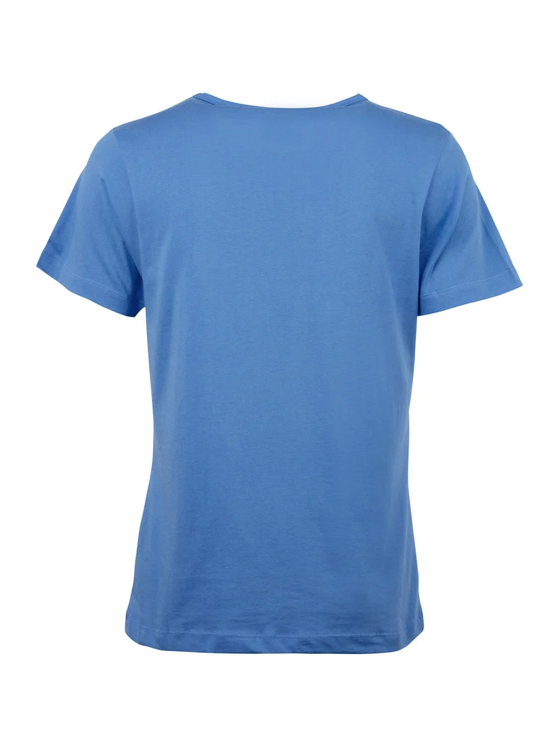 T-Shirt Rieke Royal 3D reflect