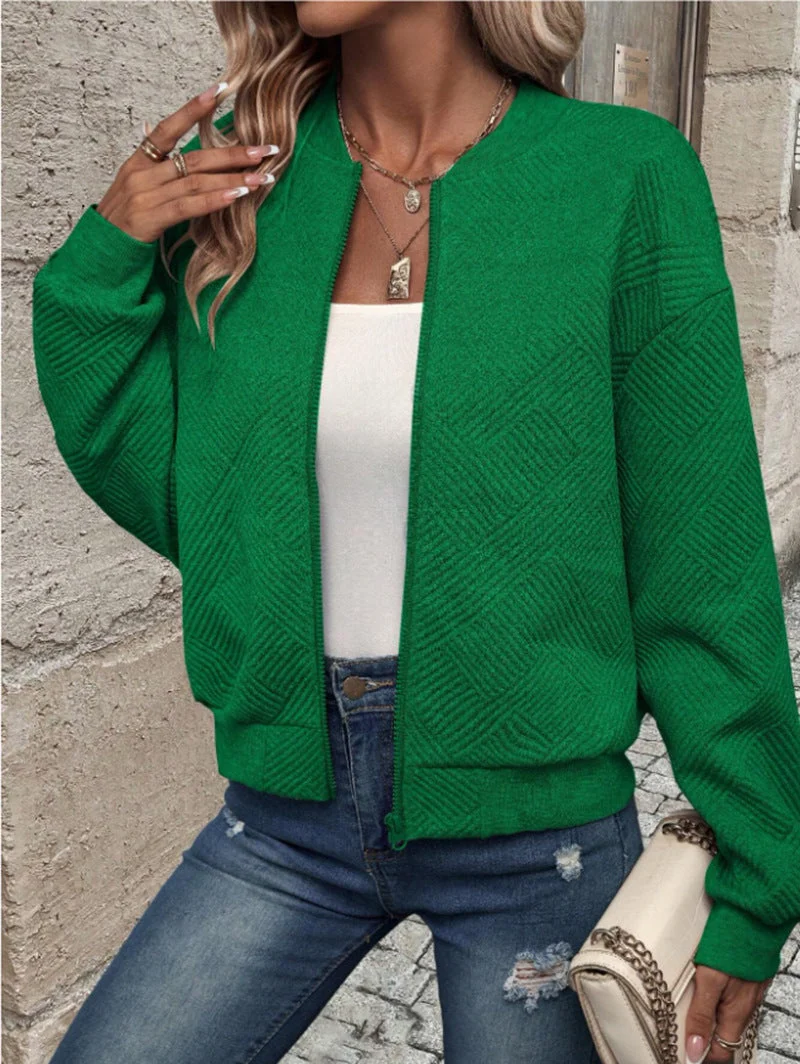 Clara | Damen Strickjacke mit strukturiertem Muster im Casual-Stil