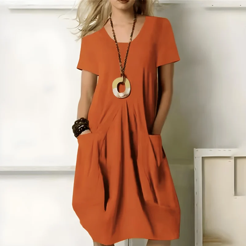 Emma | Damen Abendkleid mit praktischen Taschen