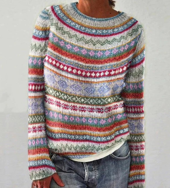 Greta | Damen Lässiger Strickpullover für den Alltag