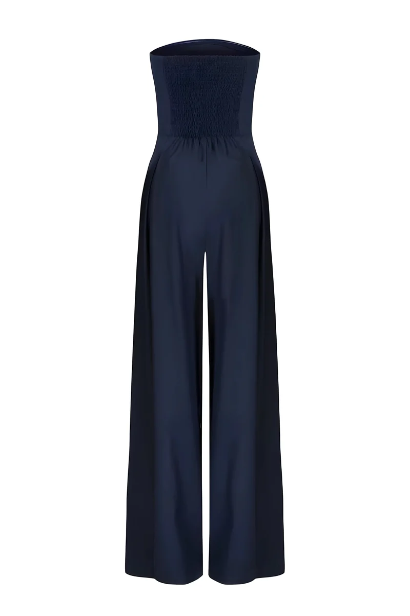 Lea | Damen Eleganter Strapless Polyester Anzug-Set für Abende