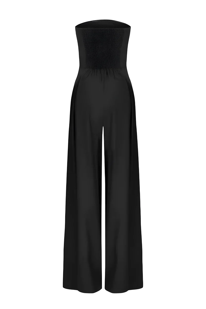 Lea | Damen Eleganter Strapless Polyester Anzug-Set für Abende