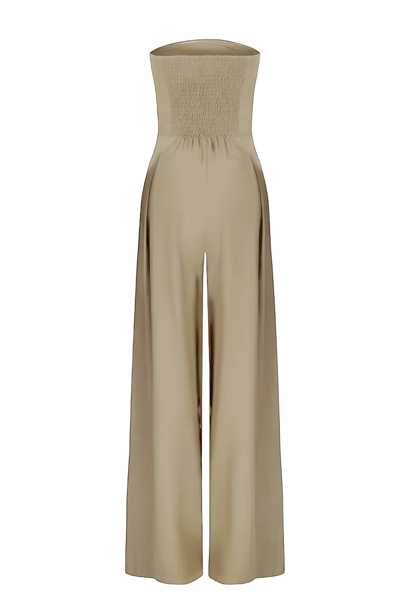 Lea | Damen Eleganter Strapless Polyester Anzug-Set für Abende