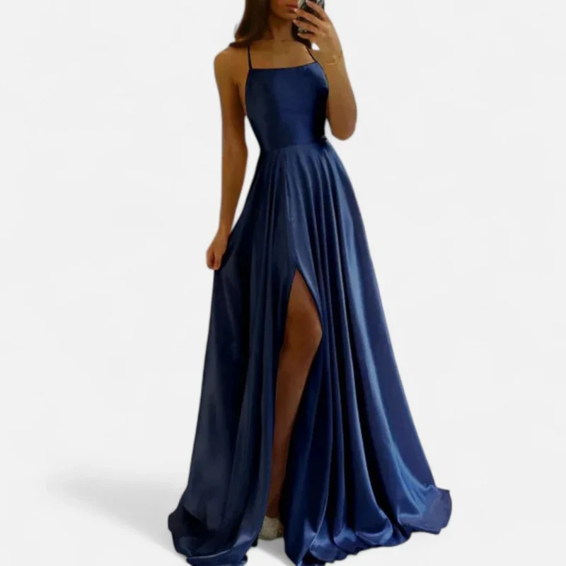 Lena | Damen Hochzeitsgast Maxikleid für den Herbst