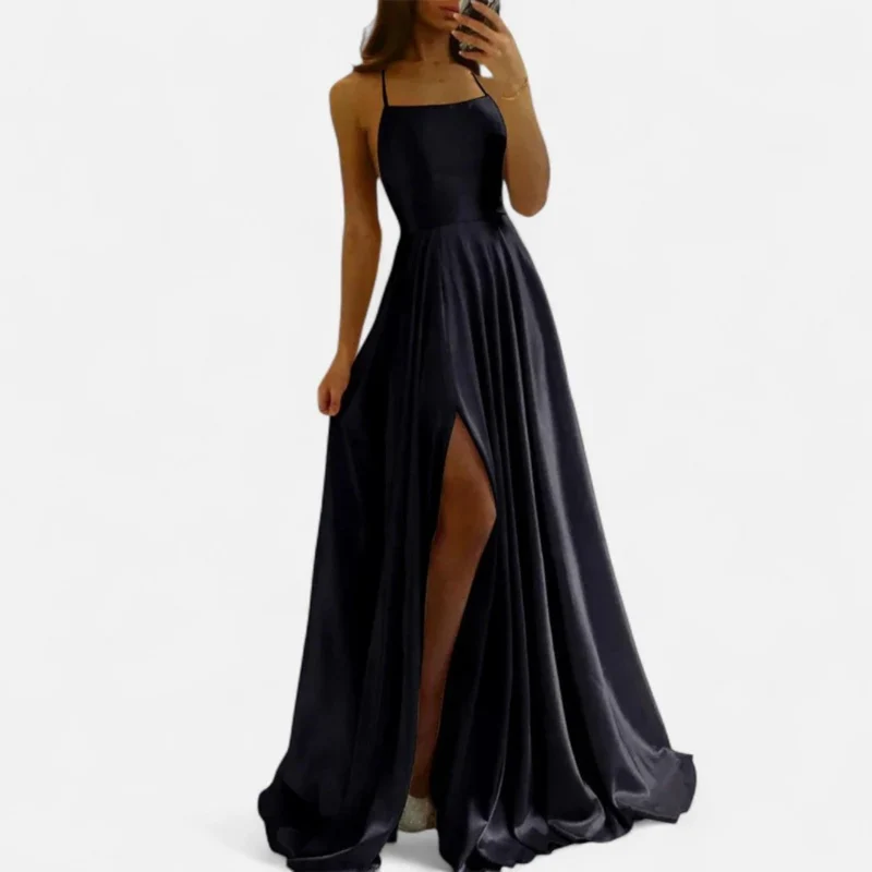 Lena | Damen Hochzeitsgast Maxikleid für den Herbst