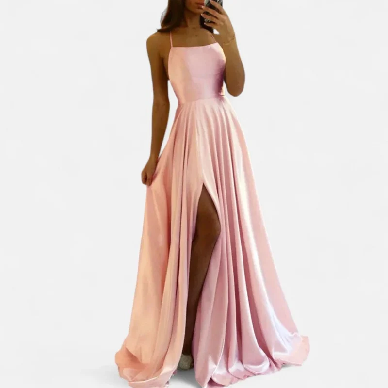 Lena | Damen Hochzeitsgast Maxikleid für den Herbst