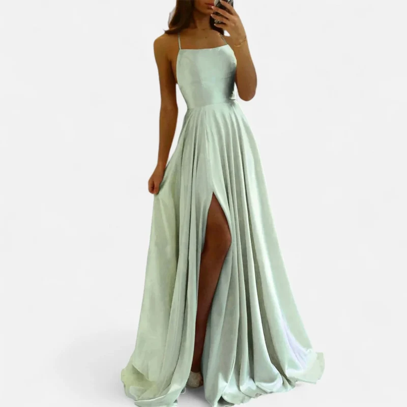 Lena | Damen Hochzeitsgast Maxikleid für den Herbst