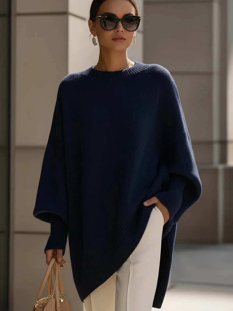 Elisa | Damen Lockerer Pullover für den Alltag