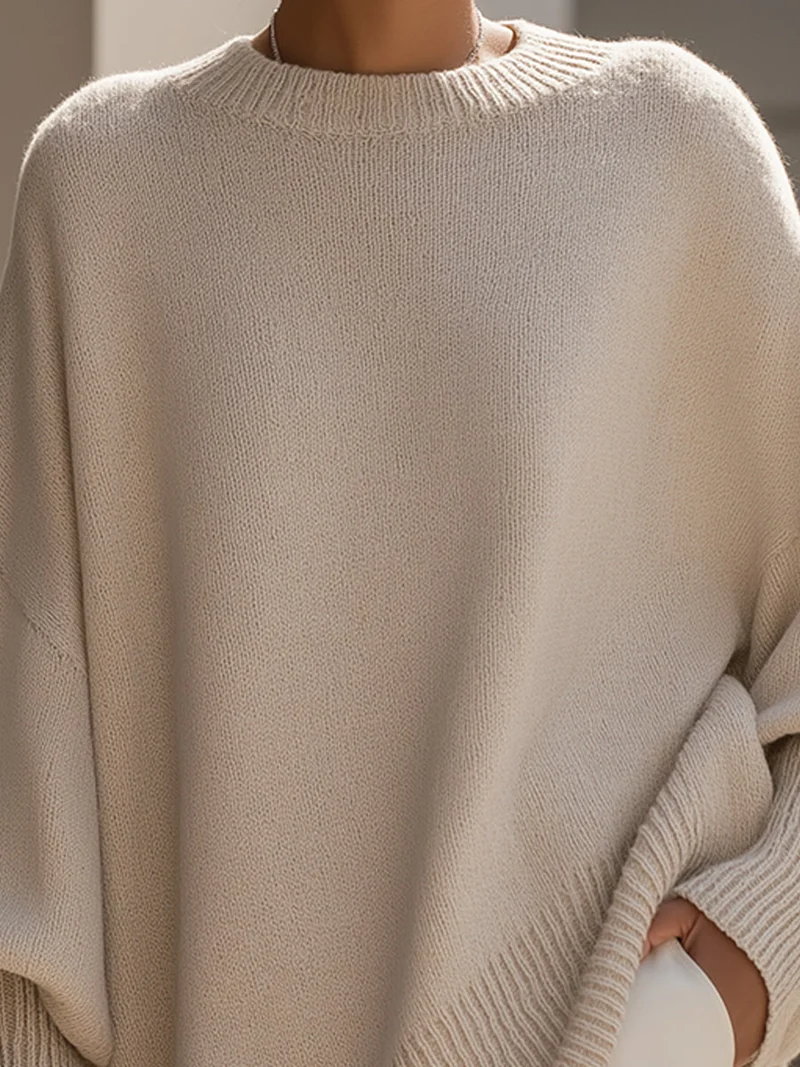 Elisa | Damen Lockerer Pullover für den Alltag