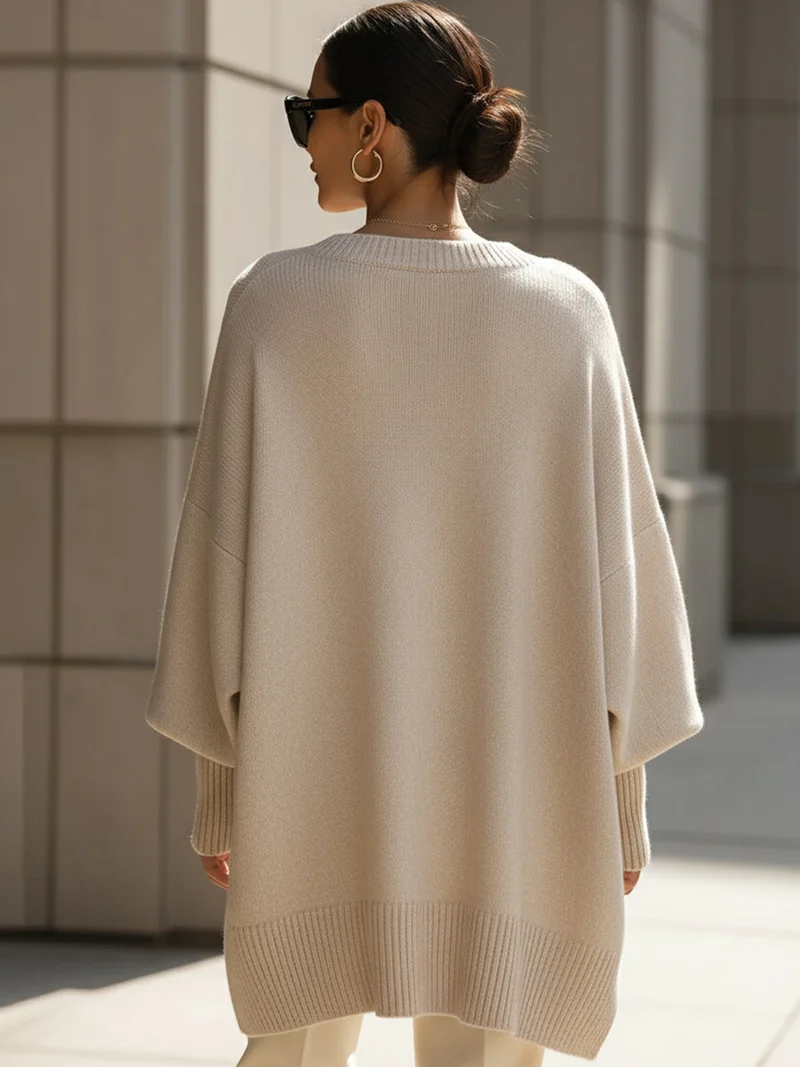 Elisa | Damen Lockerer Pullover für den Alltag