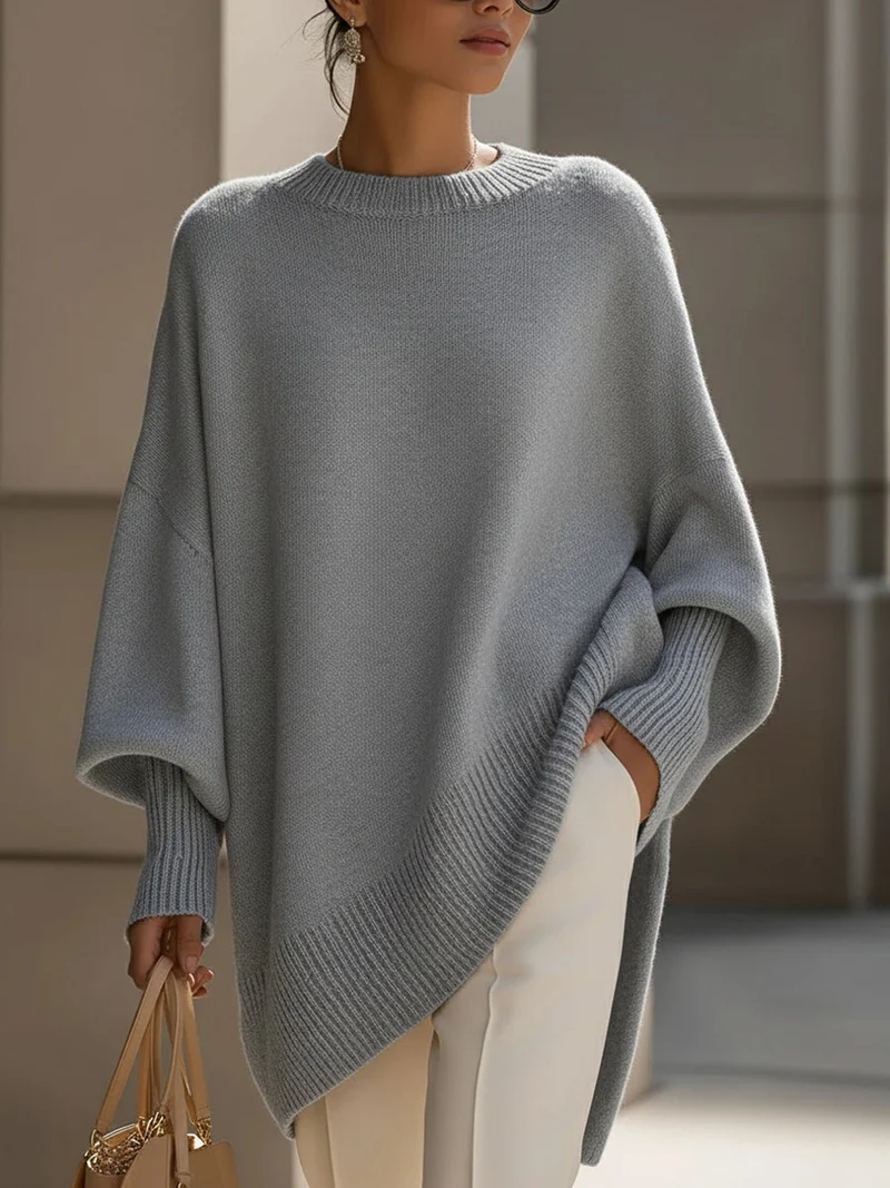Elisa | Damen Lockerer Pullover für den Alltag
