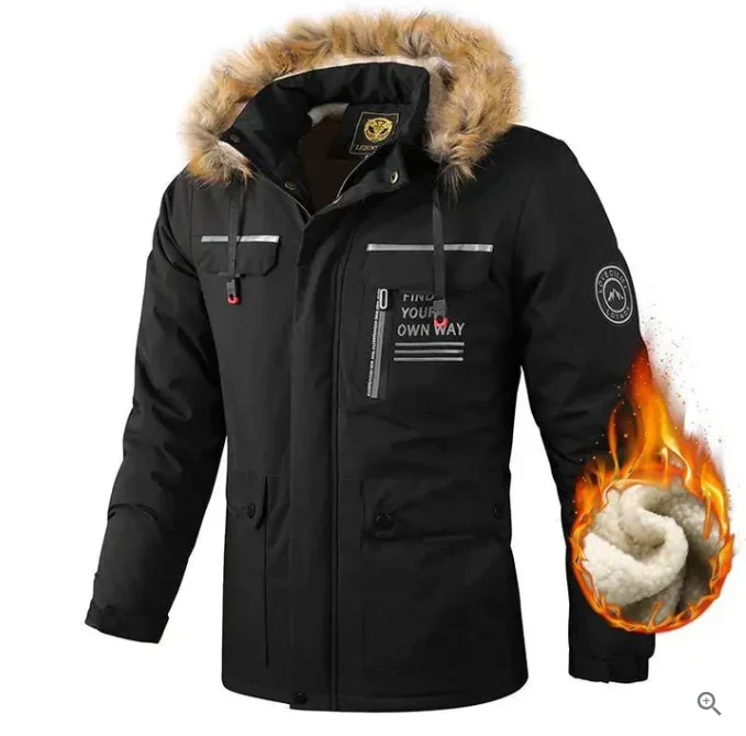 Hochwertige wasserdichte Winterjacke für Herren