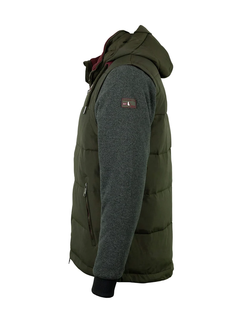 Jacke Materialmix Hybrid Jack