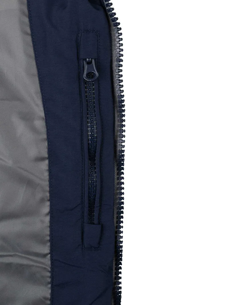 Steppweste mit Strickkragen