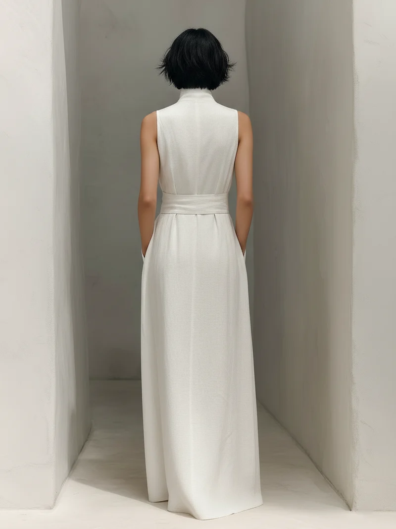 Pauline | Damen Klassisches Hochzeitsgast Kleid in Maxilänge