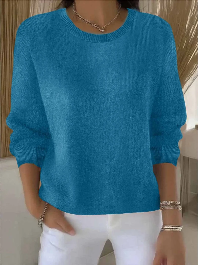 Pauline | Damen Gemütlicher Strickpullover für den Winter